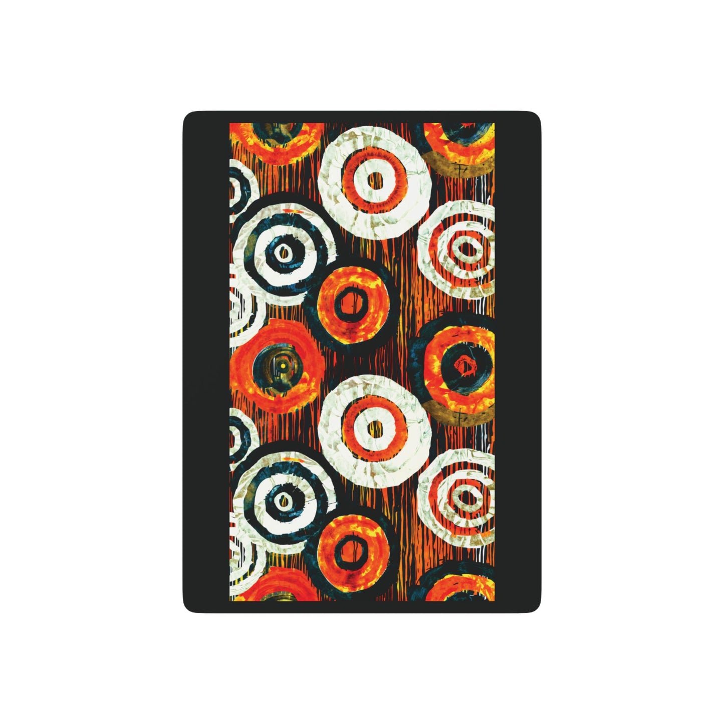 "Abstract 66", Fine Abstract Art Playing Cards (Void Black)