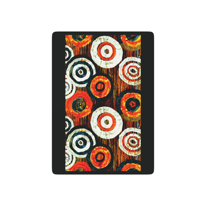 "Abstract 66", Fine Abstract Art Playing Cards (Void Black)