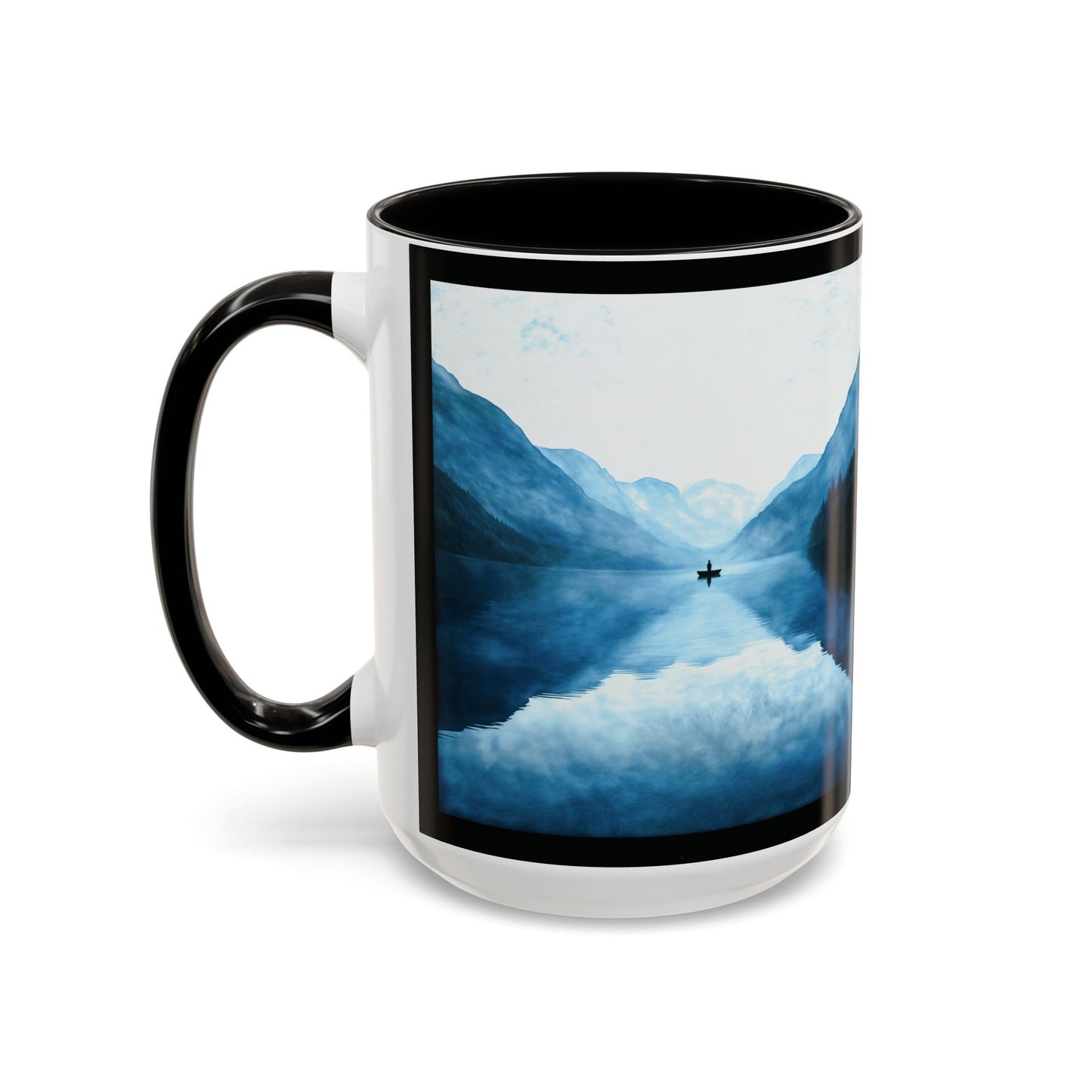 "Connected in Silence - Psalm 46:10", Colorful Mugs (11oz, 15oz)
