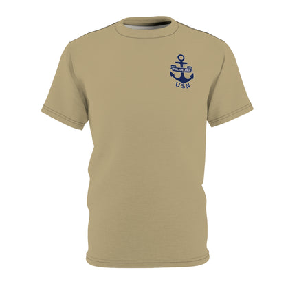 "USN Anchor", Unisex T-shirt (Service Khaki)