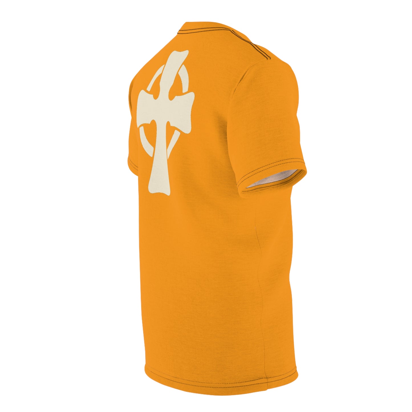 "Retro Jesus", Unisex T-shirt (Dutch Orange)