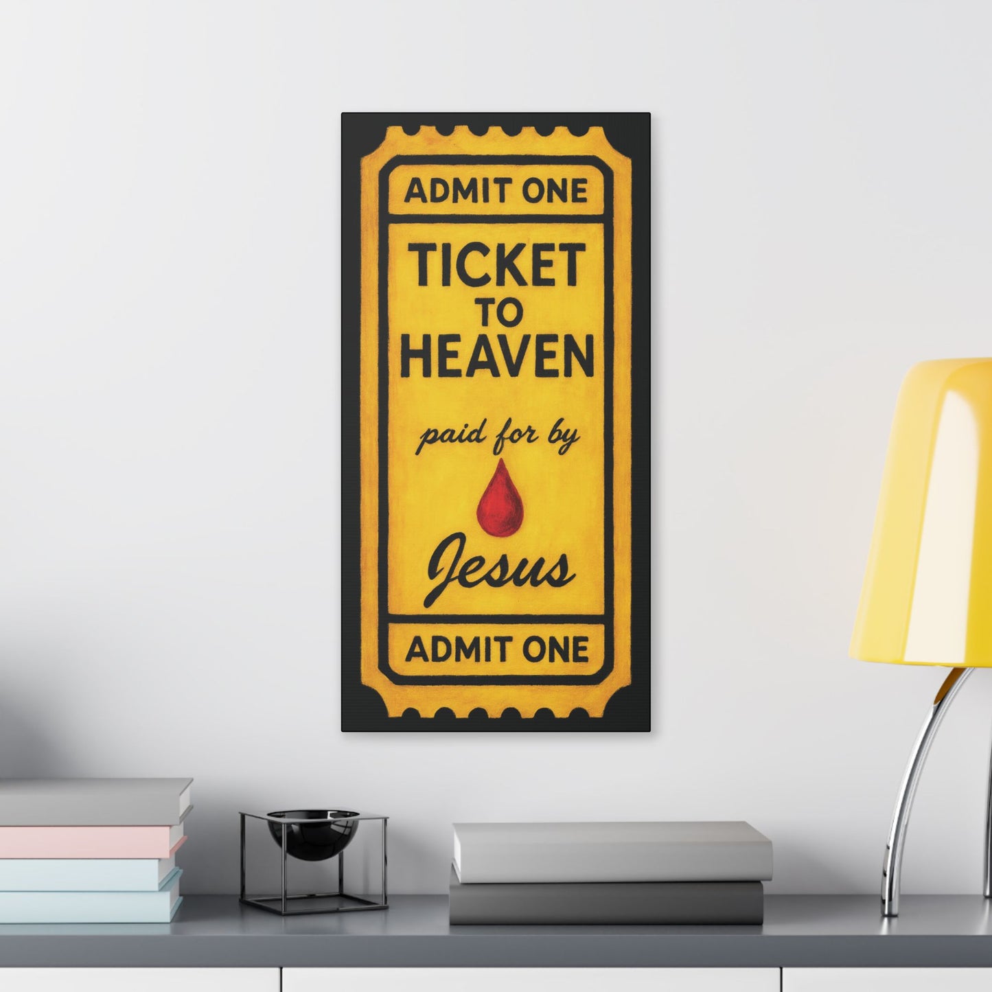 "The Golden Ticket", Stretched Classic Canvas Fine Art Print