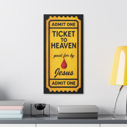 "The Golden Ticket", Stretched Classic Canvas Fine Art Print