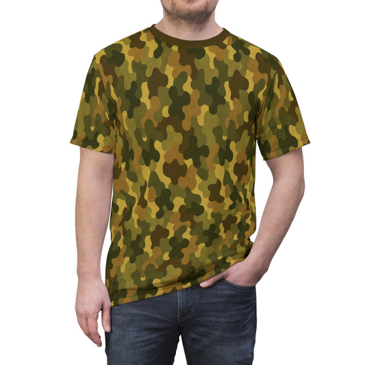 "SASR Day-Ops Camouflage", Unisex Tee (SASR Brown Collar)