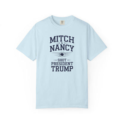 "Mitch & Nancy Shot President Trump", Unisex T-shirt