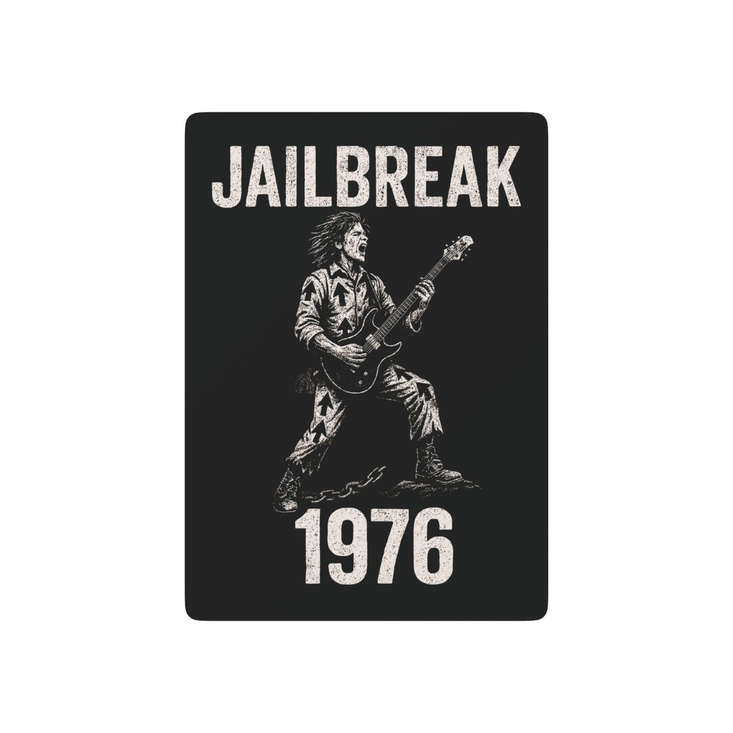 "Jailbreak 1976", Cultural Playing Cards (70's Black)