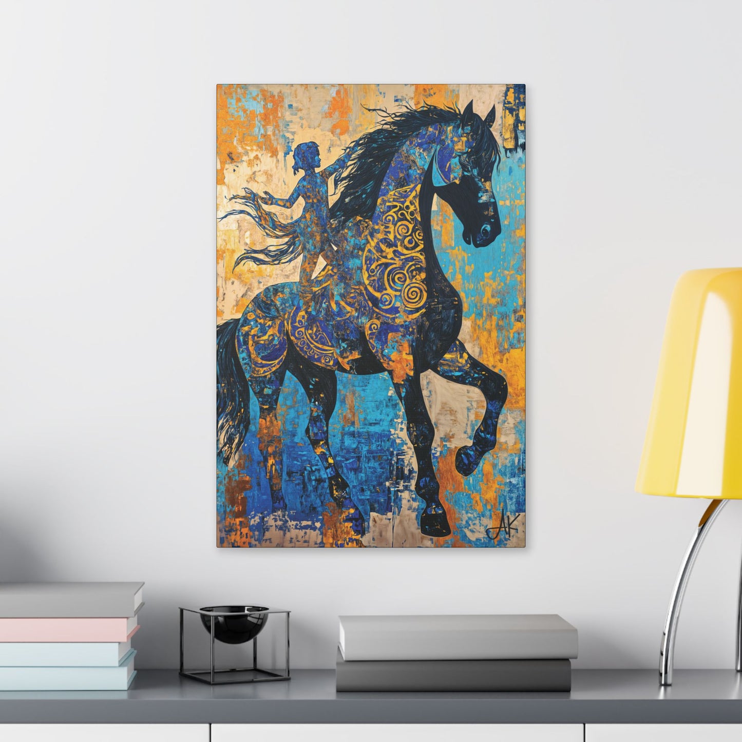"Unbridled Freedom", Stretched Classic Canvas Fine Art Print