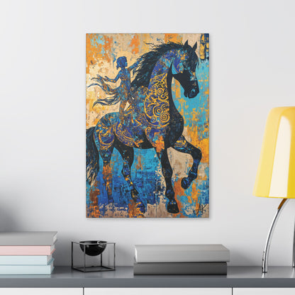 "Unbridled Freedom", Stretched Classic Canvas Fine Art Print