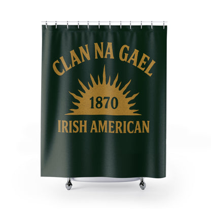"Clan na Gael - Irish American", Shower Curtains (Fenian Green)