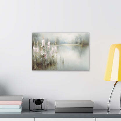 "Pink Rushes", Fine Art Classic Stretched Canvas