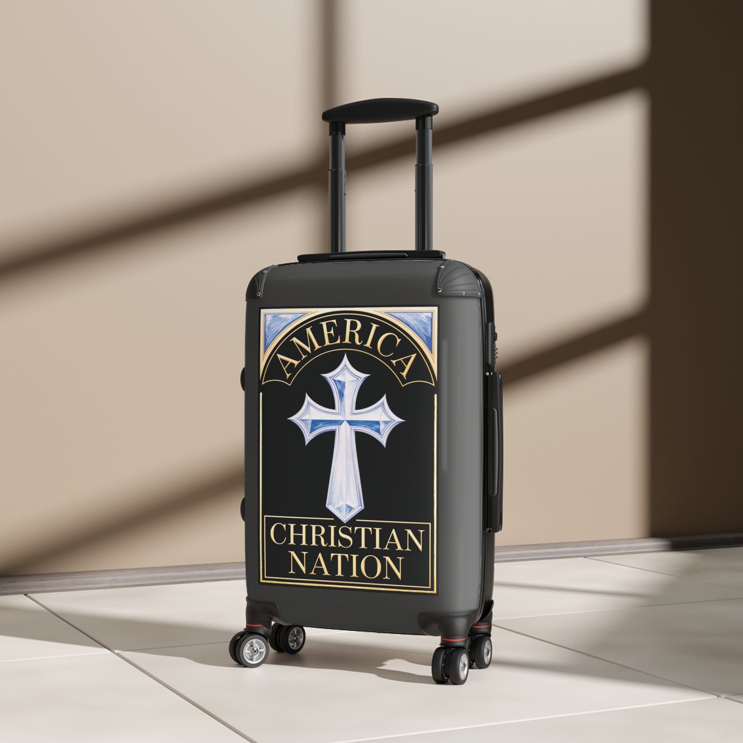 "America Christian Nation" #22 Suitcases (Jet Black)