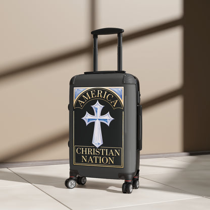 "America Christian Nation" #22 Suitcases (Jet Black)