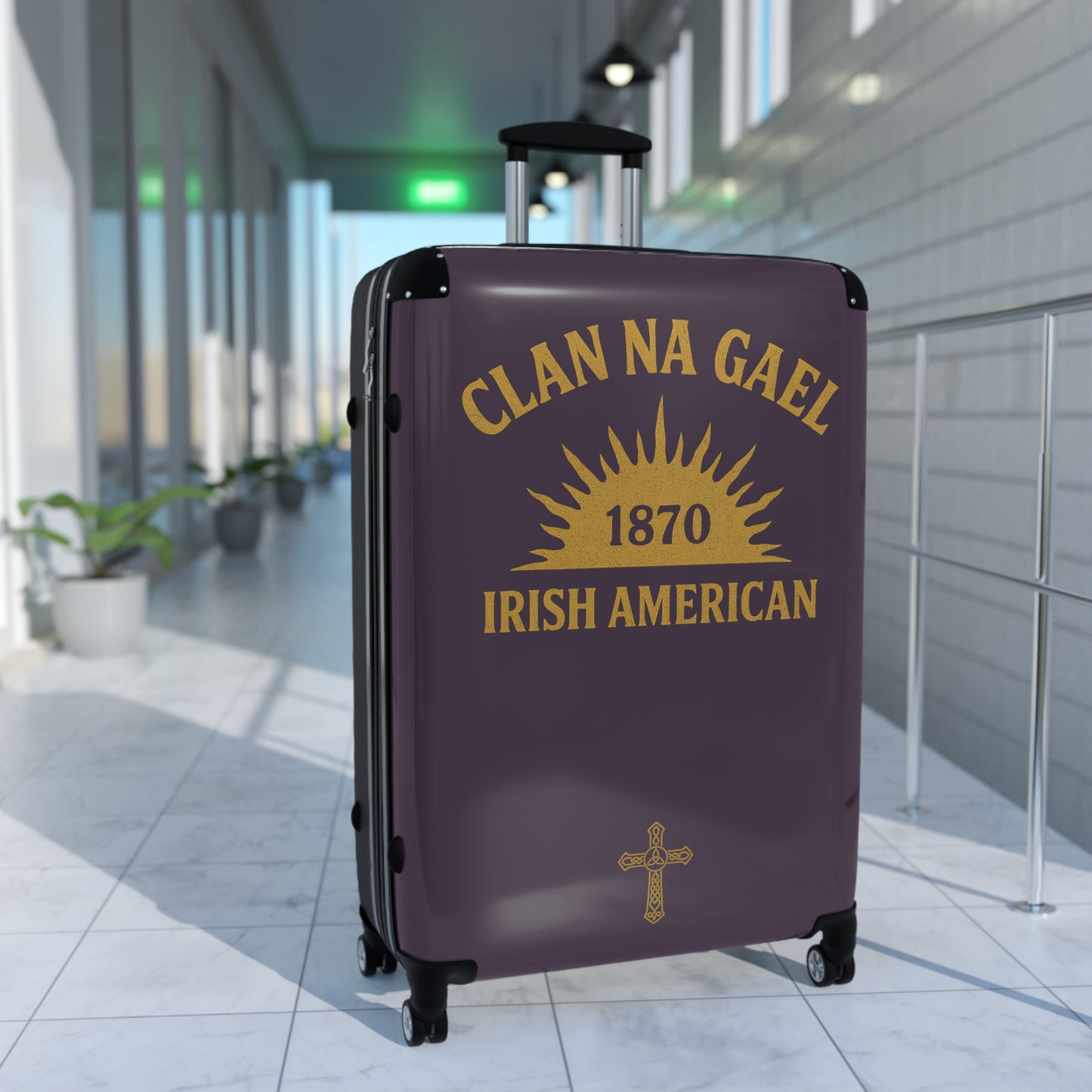 "Clan na Gael - Irish American", Suitcase (Purple Verbena)