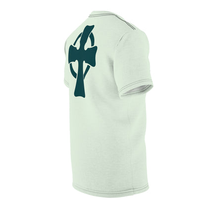 "Retro Jesus", Unisex T-shirt (Aquarelle Green)