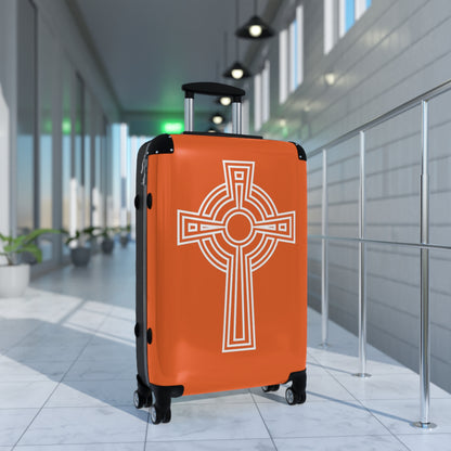 "A Simple High Cross", Suitcases (Dark Orange)
