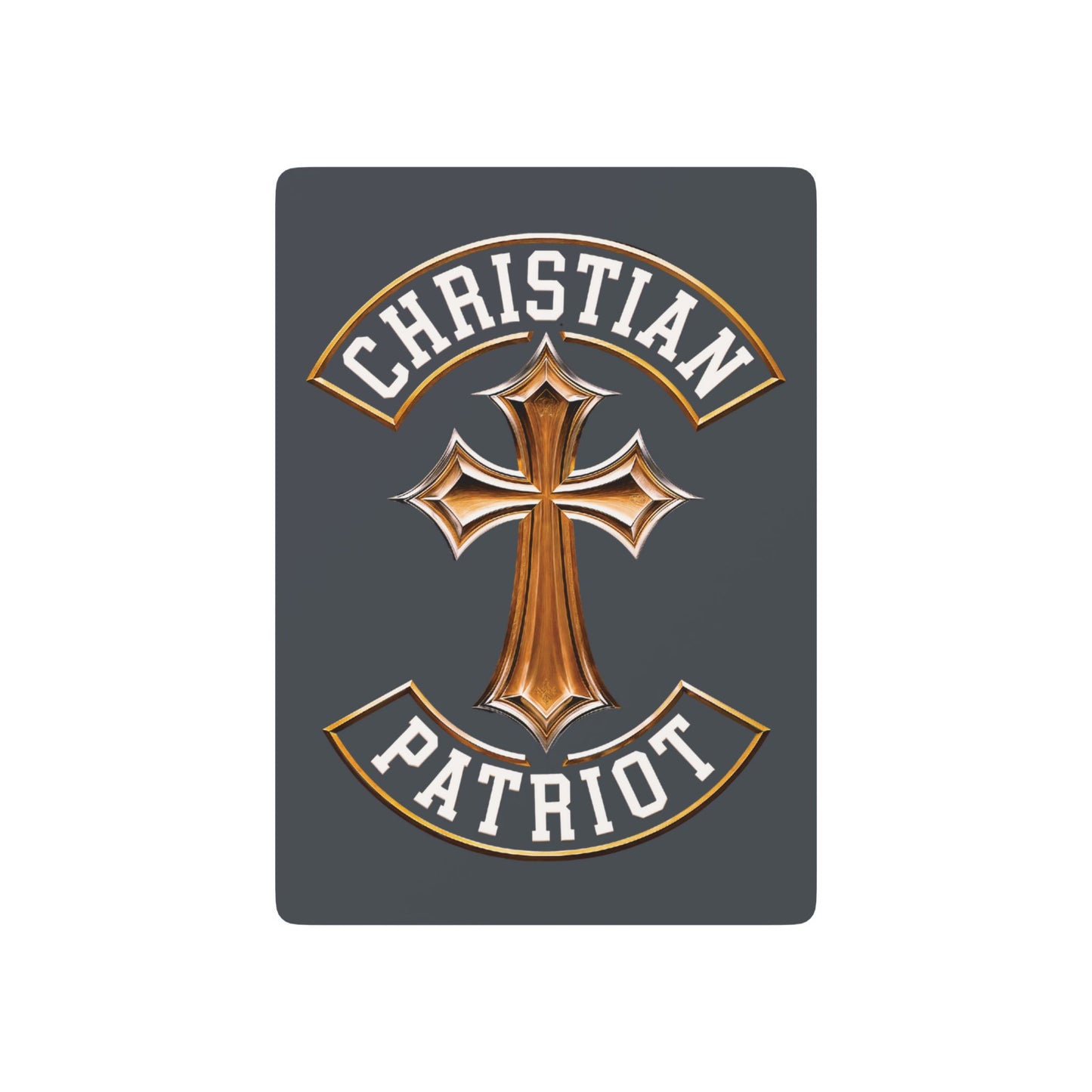 "Christian Patriot" #03, Christian Playing Cards (Hebridean Grey)
