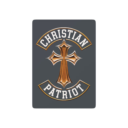 "Christian Patriot" #03, Christian Playing Cards (Hebridean Grey)
