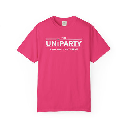 "The Uniparty Shot President Trump" #03, Unisex T-shirt