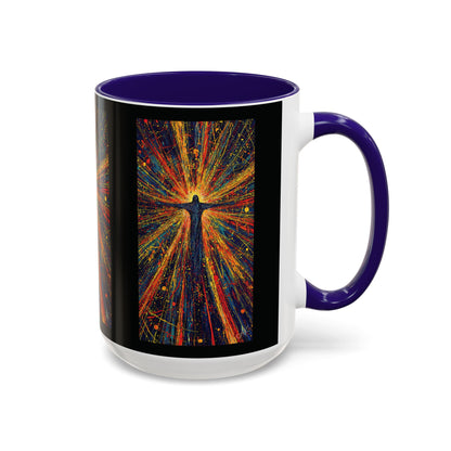 "Born Again in His Radiance - Isaiah 60:1", Colorful Mugs (11oz & 15oz)