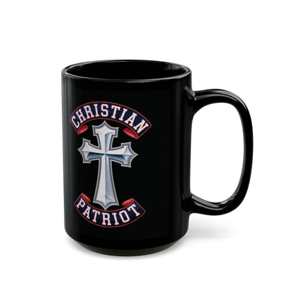 "Christian Patriot" #02, Black Mug (11oz & 15oz)