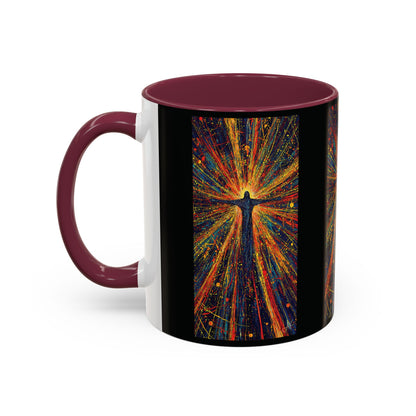 "Born Again in His Radiance - Isaiah 60:1", Colorful Mugs (11oz & 15oz)