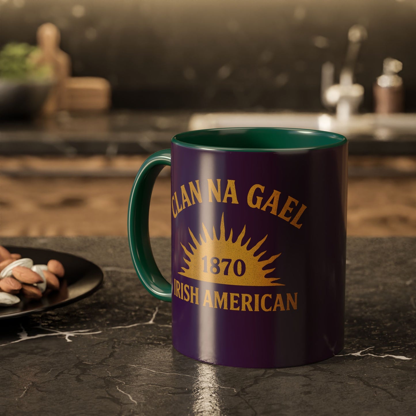 "Clan na Gael - Irish American", Colorful Mugs (11oz, 15oz) (3B0A4F)