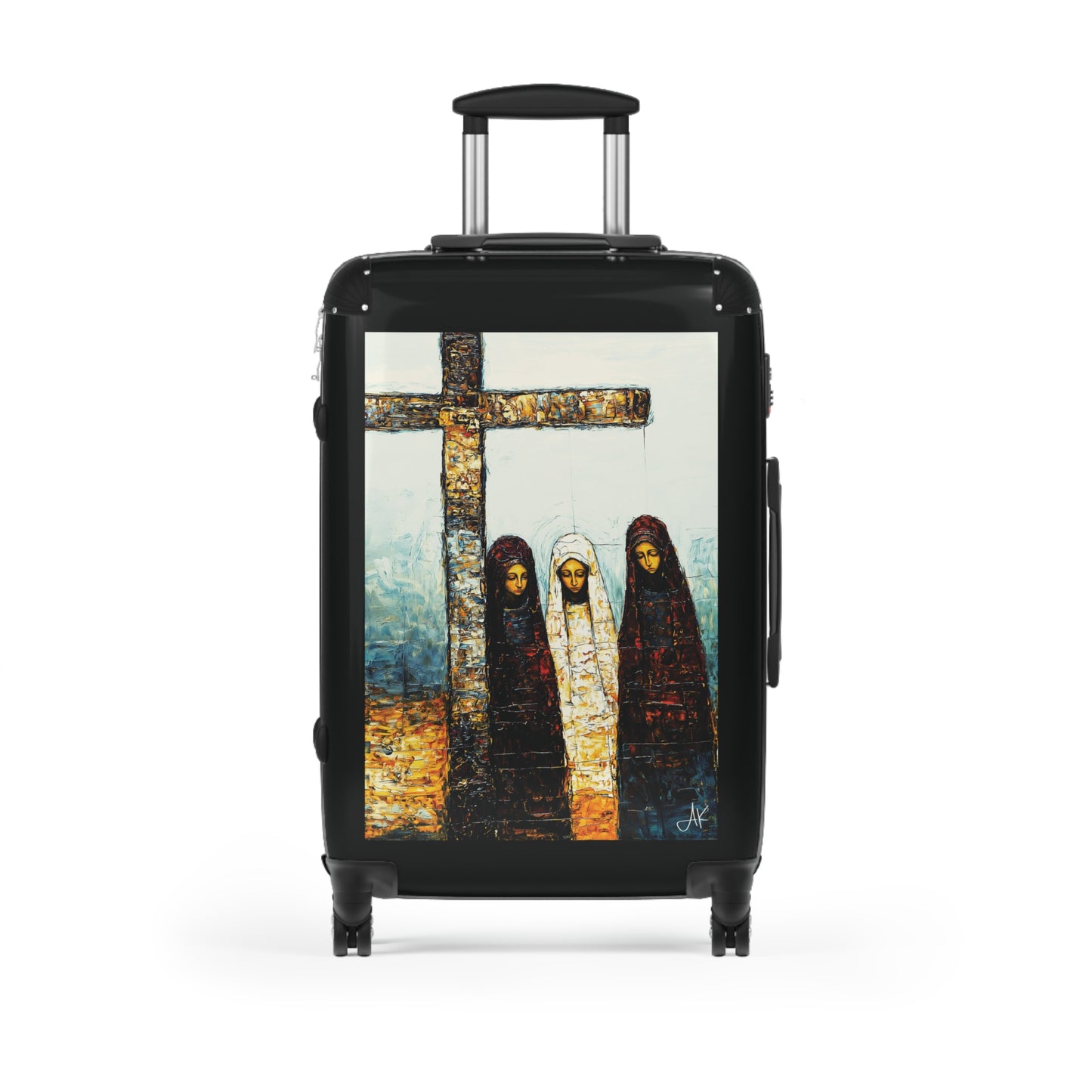"At-the-Foot of the Cross - John 19:25", Suitcases (Black)