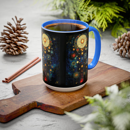 "Ancient Connection to God", Colorful Mugs (11oz, 15oz)