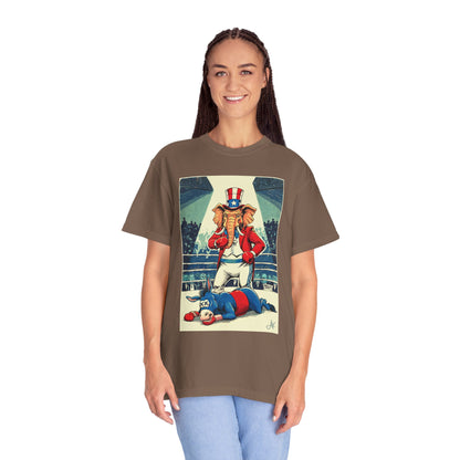 "Brutal Woke Knockout 2024", Unisex T-shirt (Light Colors)
