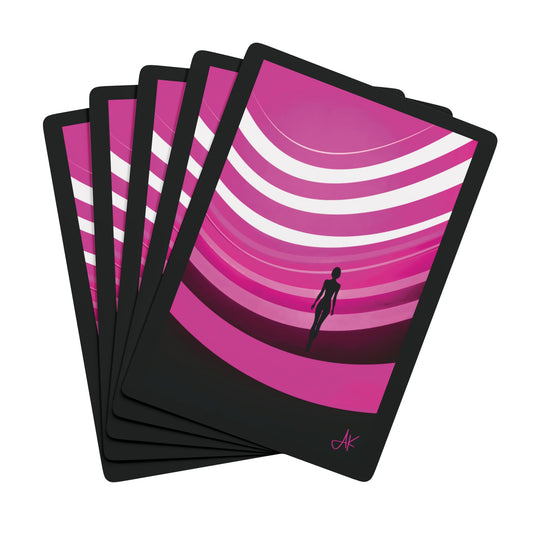 "The Beauty of Curves", Fine Art Playing Cards (Void Black)