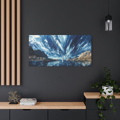 "Ancient Highway Racing Riven Sky", Fine Art Matte Canvas, Stretched, 1.25"