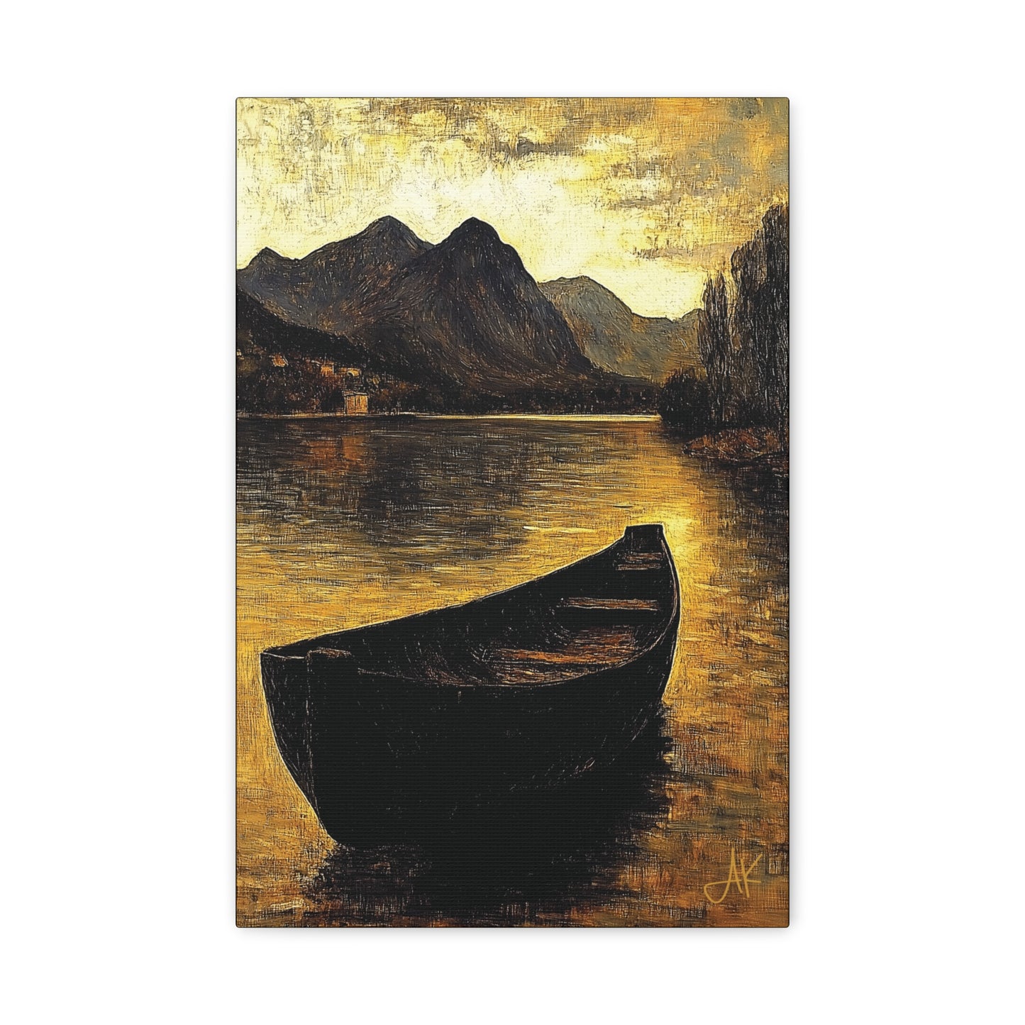 "By Oar and Tide: Ancient Gaelic Highways", Fine Art Matte Canvas, Stretched, 1.25"