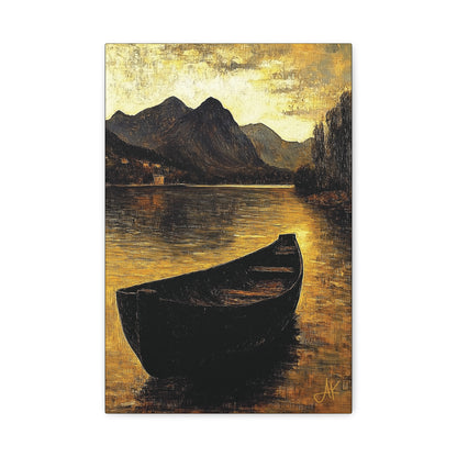 "By Oar and Tide: Ancient Gaelic Highways", Fine Art Matte Canvas, Stretched, 1.25"