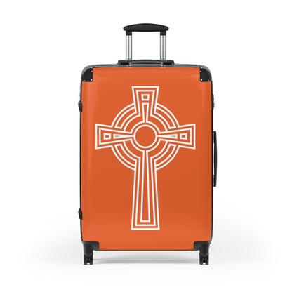 "A Simple High Cross", Suitcases (Dark Orange)
