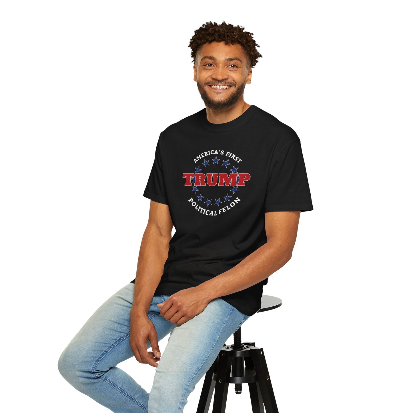 "Trump - America's First Political Felon", Unisex T-shirt