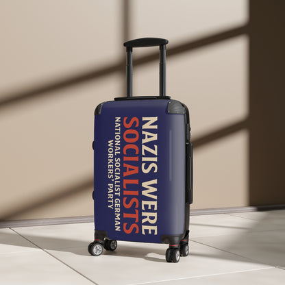 "Nazis were Socialists", Suitcase (Obsidian Blue)