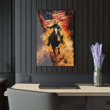 "Fearless Liberty", Fine Art Acrylic Wall Prints (French Cleat Hanging)