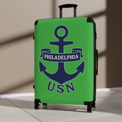 "USN Anchor", Suitcase (Skirret Green)