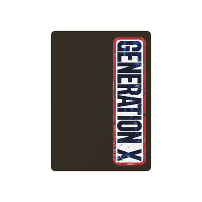 "Generation X", Retro Playing Cards (Ancient Brown)
