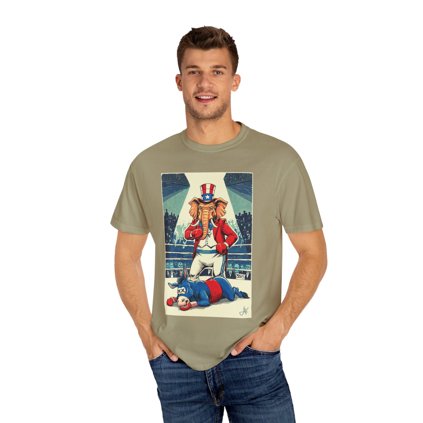 "Brutal Woke Knockout 2024", Unisex T-shirt (Light Colors)