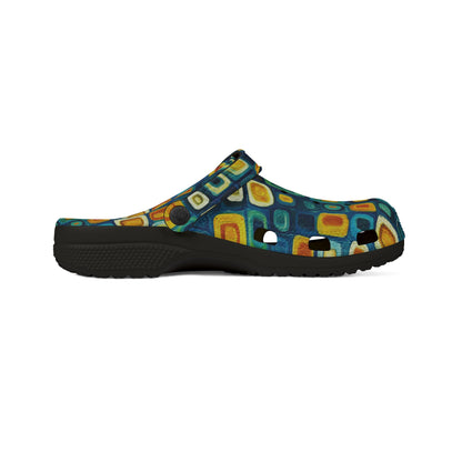 "Soul Mosaic", Foam Rubber Clogs