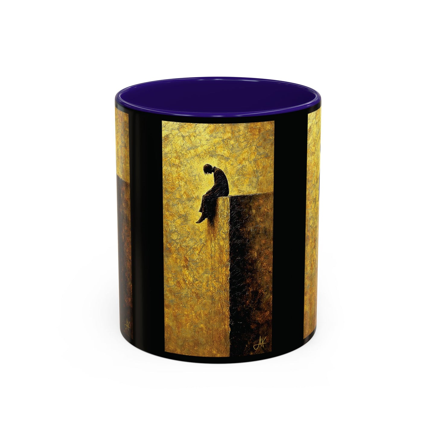 "In Darkest Hour He Is With Me", Colorful Mugs (11oz, 15oz)