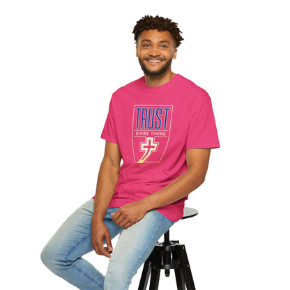 "Trust Divine Timing" #01, Unisex T-shirt