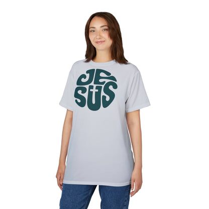 "Retro Jesus", Unisex T-shirt (Inked Silk)