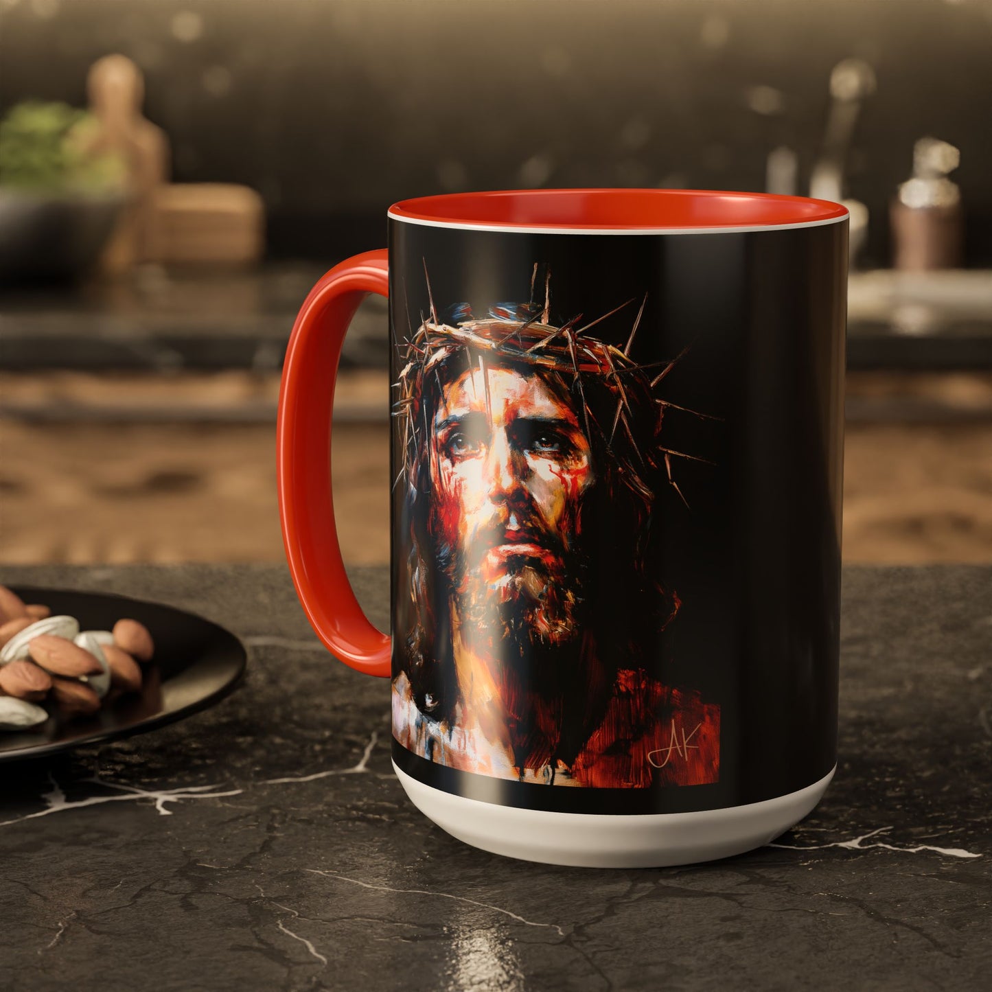 "Crown of Thorns", Colorful Mugs (11oz, 15oz)