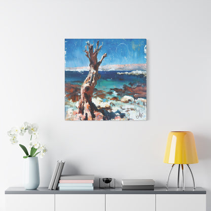 "Littoral Watch – Relic of the Gaelic Coast", Fine Art Matte Canvas, Stretched, 1.25"