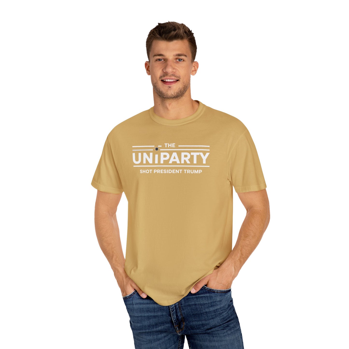 "The Uniparty Shot President Trump" #03, Unisex T-shirt