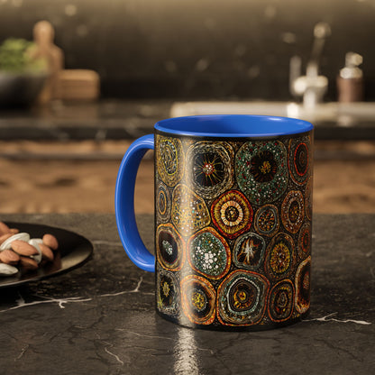 "Every Detail, His Design", Colorful Mugs (11oz, 15oz)