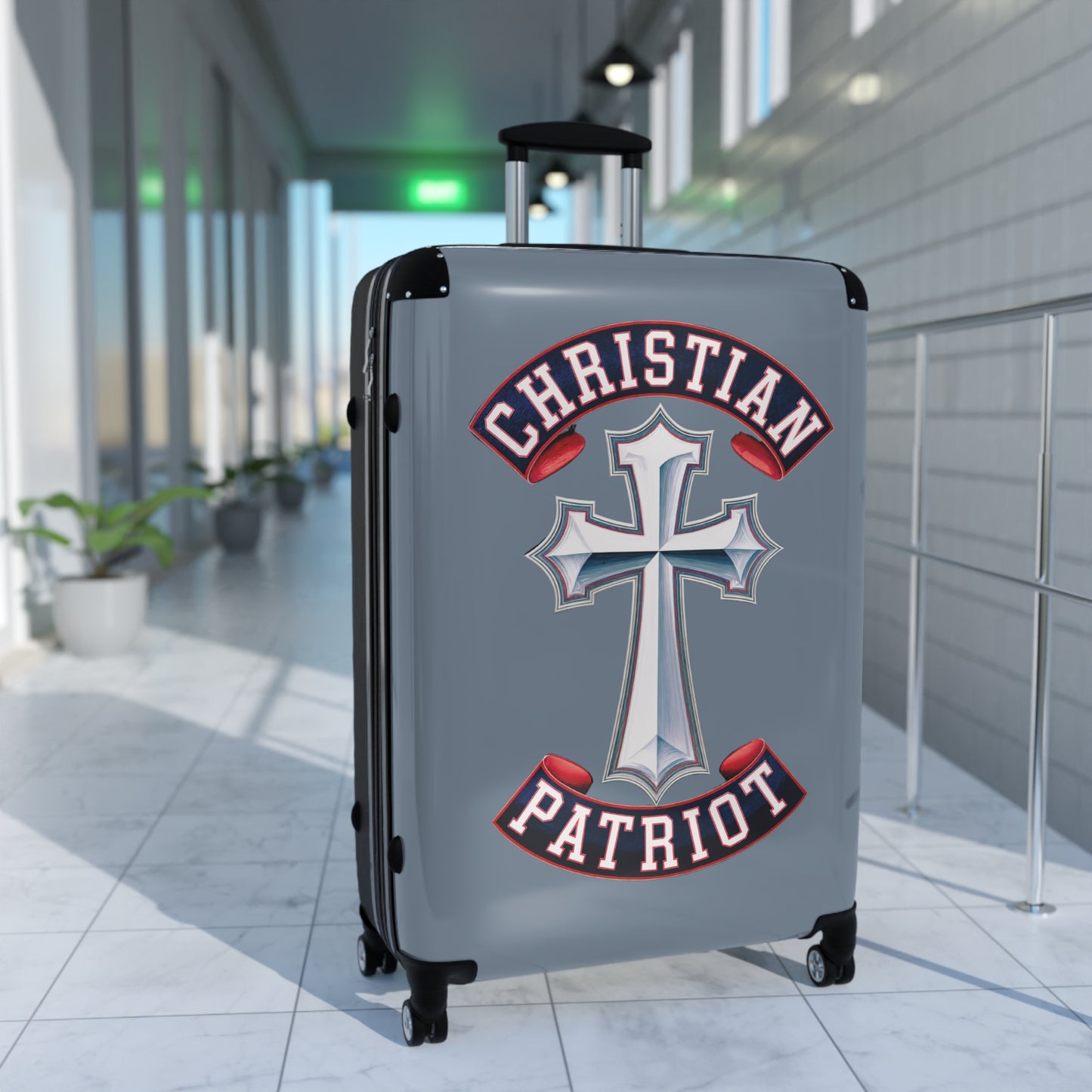 "Christian Patriot" #02 Suitcases (Atlantic Grey)