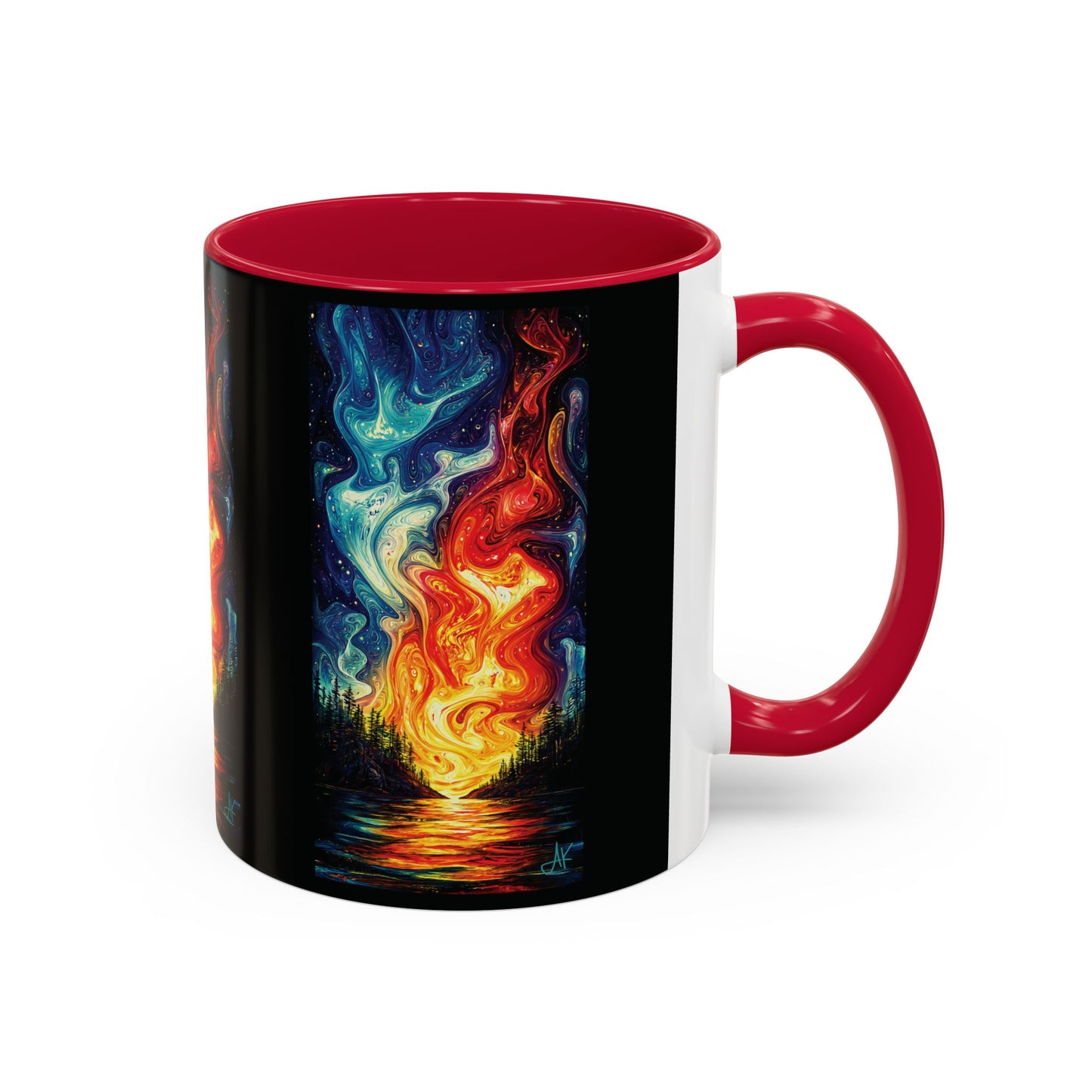 "Naomh Solus (Gaelic) - Sacred Light (English)", Colorful Mugs (11oz, 15oz)